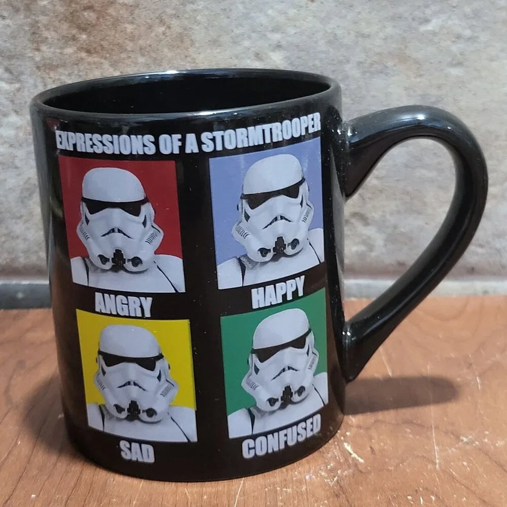 VTG Star Wars Coffee Mug Expressions of a Stormtrooper 14 oz